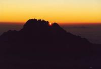 Sunrise over Mawenzi 5149m